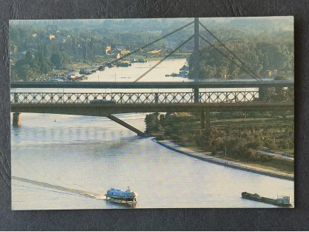 Razglednica Beograd mostovi