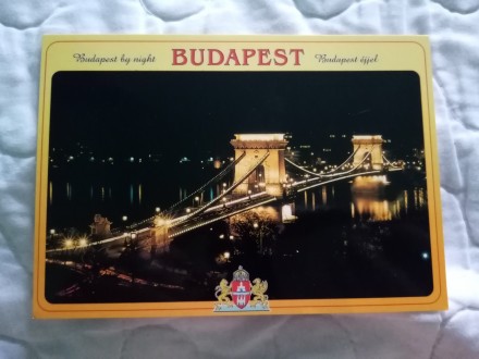 Razglednica Budimpešta noću