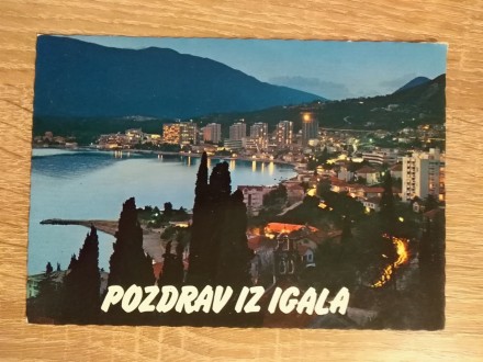 Razglednica Jugoslavija Crna Gora Igalo panorama
