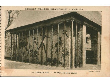 Razglednica Kolonijalna izložba Pariz 1931 Kamerun Togo