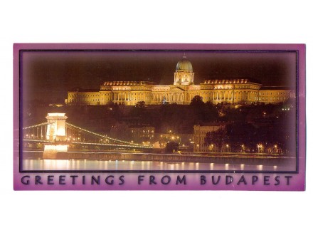 Razglednica Mađarska Budimpešta, 2 kom