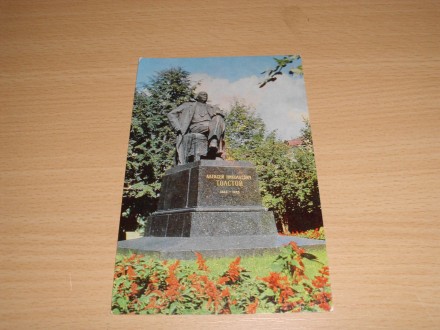 Razglednica - Rusija - Statua Tolstoj
