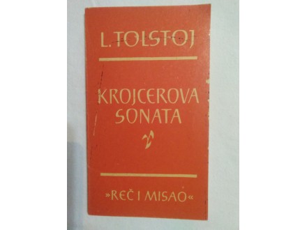 Reč i misao - Tolstoj - Krojcerova sonata