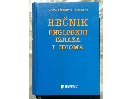 Recnik engleskih izraza i idioma-Mileva R.Mihajlovic