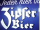 Reklama limena Zipfer pivo slika 2