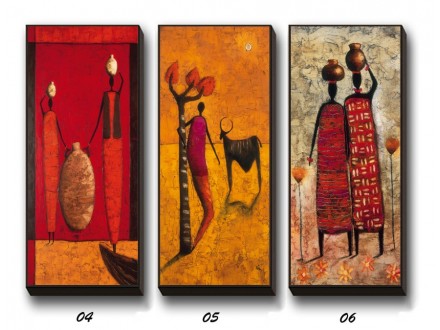Reprodukcije na medijapanu African art III