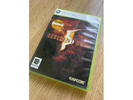 Resident Evil 5 xbox360 disk