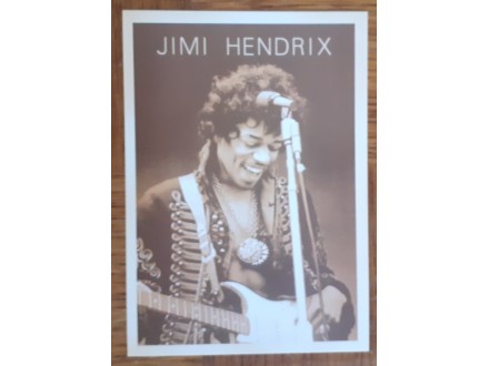 Retro razglednica Jimi Hendrix
