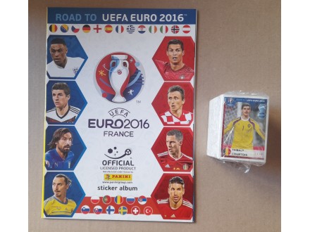 Road to Euro 2016, Panini, Album i set sličica