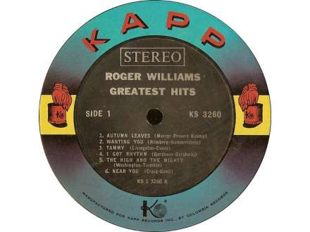 Roger Williams  - Greatest Hits