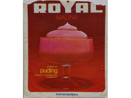 Royal puding od malina Kolinska