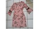Roze cvetna haljina iz Italije NOVO sa etiketom slika 1