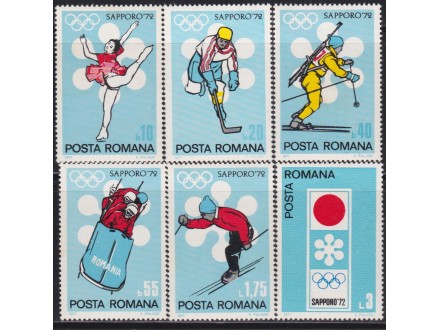 Rumunija 1972 Zimska olimpijada cisto