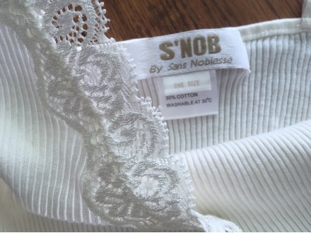 S`NOB by Sans Nobless bodi 70% svila 30% pamuk