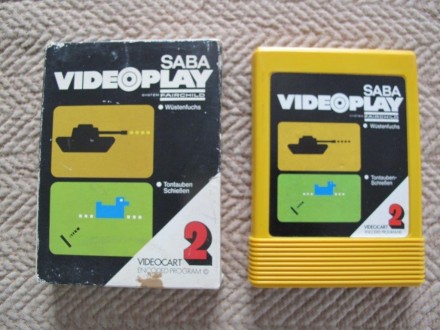 SABA VideoPlay - kertridž-igra za konzolu iz 1977.g.