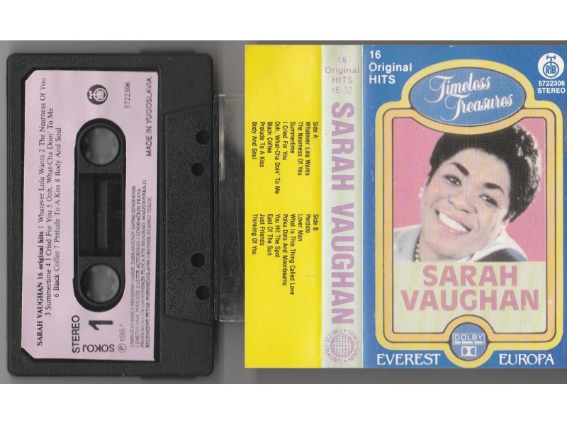 SARAH VAUGHAN - 16 Original Hits