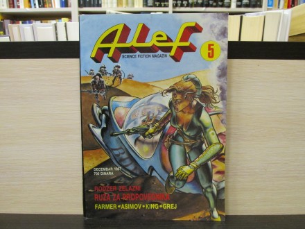 SF magazin ALEF br.5 - decembar 1987.