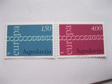 SFRJ 1971. Evropa CEPT, Š-1807-1808, Mi1416-17
