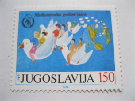 SFRJ 1986., Međunarodna godina mira, Š-2701
