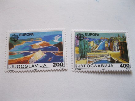 SFRJ 1987. Evropa CEPT, Š-2721-2722, Mi2119-20