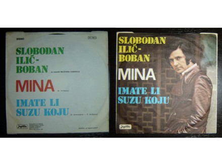 SLOBODAN ILIĆ BOBAN - Mina (singl)