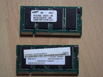 SODIMM DDR 512MB za laptop PC2700S