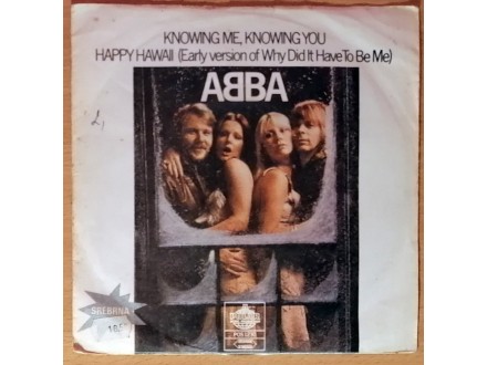 SP ABBA - Knowing Me, Knowing You (1977) 3.pres, VG-/VG