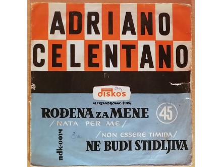 SP ADRIANO CELENTANO - Rođena za mene (`62) 1.pres, VG+