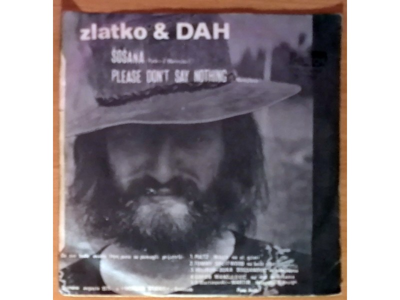 SP DAH - Šošana (1975) 8. pressing, VG+/VG-