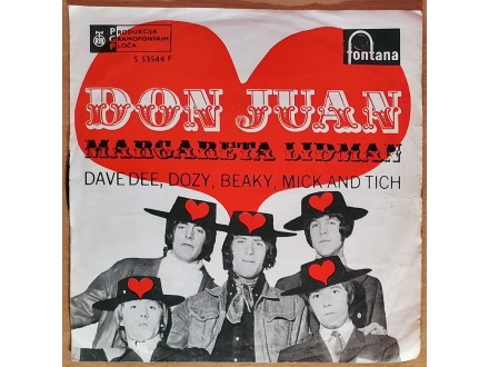 SP DAVE DEE, DOZY... - Don Juan (1969) 2. pressing, VG-