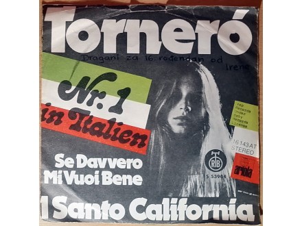 SP I SANTO CALIFORNIA - Tornero (1975) 1.press, VG+/VG-