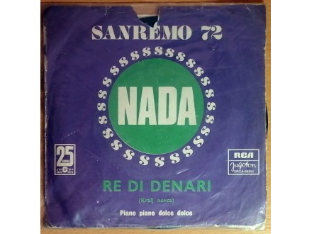 SP NADA - Sanremo 72: Re Di Denari (Kralj Novca) VG/G+