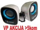SPK-111 ** Gembird Stereo zvucnici Blue/black, 2 x 3W RMS USB pwr, 3.5mm kutija sa prozorom (379) slika 1