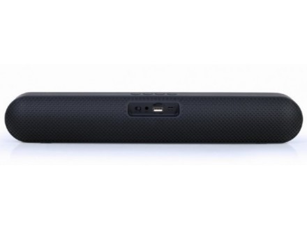 SPK-BT-BAR400L Gembird LED Bluetooth speaker soundbar 2x5W FM, USB, SD, AUX, mikrofon, black FO