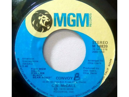 SS C.W. McCall - Conwoy / Long Lonesome Road (USA)