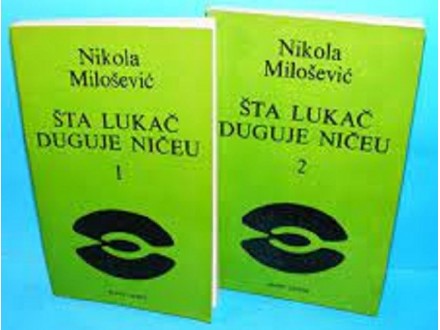 ŠTA LUKAČ DUGUJE NIČEU 1 -2 Nikola Milošević