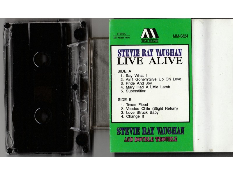 STEVIE RAY VAUGHN - Live Alive