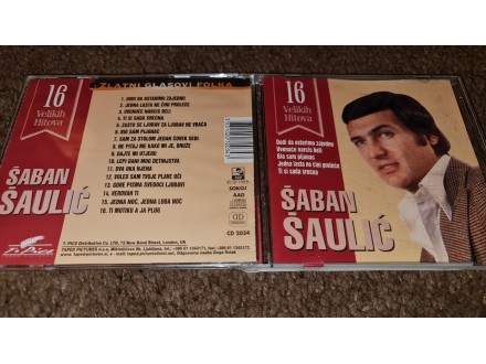 Šaban Šaulić - 16 velikih hitova , ORIGINAL