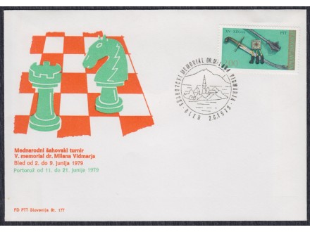 Šah 1979 V memorial dr Milana Vidmarja, koverat