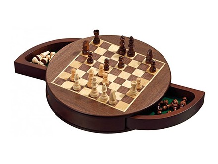 Šahovski set - okrugli, magnetn