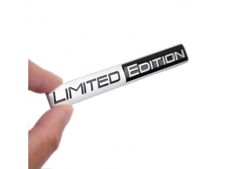 Samolepljivi metalni stiker Limited Edition