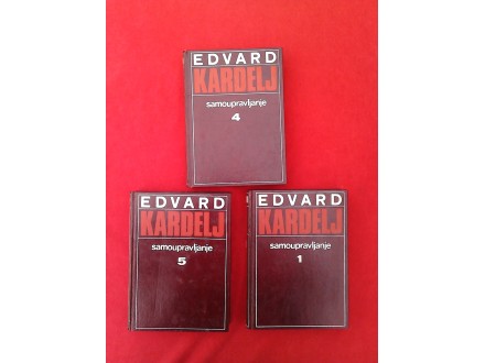 Samoupravljanje 1, 4,5 knjiga Edvard Kardelj