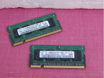 Samsung 2x512MB memorija za laptop + GARANCIJA!