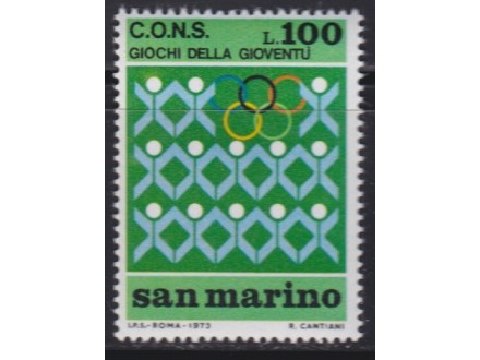 San Marino 1973 Sportske igre mladih čisto