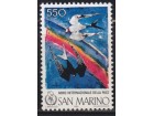 San Marino 1986 Međunarodna godina mira čisto