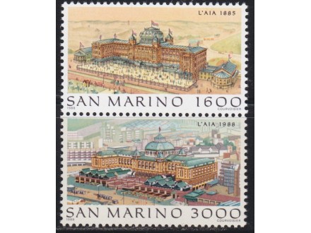 San Marino 1988 Svetski gradovi-Hag čisto