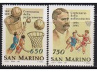 San Marino 1991 100 godina košarke čisto