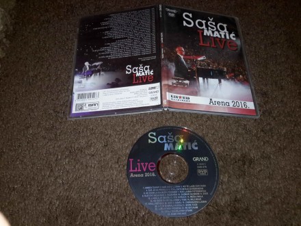 Saša Matić - Live, Arena 2016. DVD , ORIGINAL