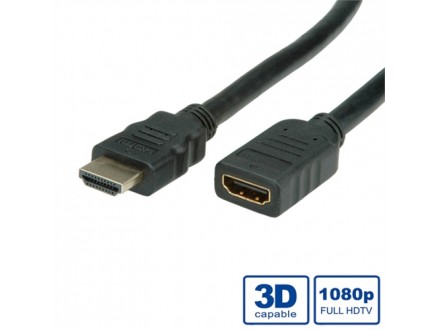 Secomp Value HDMI High Speed with Ethernet HDMI A-A M/F 1.0m