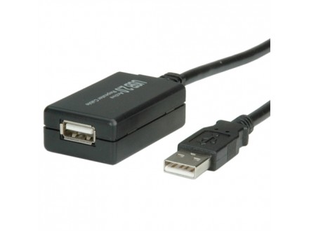Secomp Value USB2.0 Extension Cable, active with Repeater 12 m - produžni USB kabl